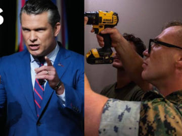 pete hegseth military barracks task force​