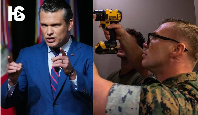 pete hegseth military barracks task force​